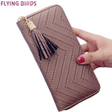Flying birds women wallet leather purse dollar price high quality clutch leather purses card bag female pouch coin bag LM4113fb