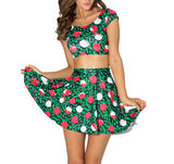 East Knitting 2017 Women Crop Top And Skirt Set Casual  Suits Fall Fashion For Women Sexy Summer Clothing