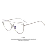 MERRY'S Women Cat Eye Eyewear Frames Twin-Beams Women Optical Eyeglasses Gold Glasses Frames S'7882