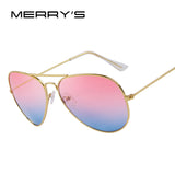 MERRY'S Fashion Unisex Sunglasses Classic Sea Gradient Shades Brand Designer Sun glasses UV400