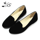 Hot Ladies Suede Leather Ballerina Dolly Womens Flats Ballet Shoes Loafers Princess Shoes Outsole Comfortable Wholesale