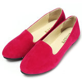Hot Ladies Suede Leather Ballerina Dolly Womens Flats Ballet Shoes Loafers Princess Shoes Outsole Comfortable Wholesale