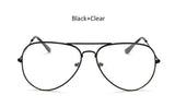 TSHING Women Aviation Clear Glasses Frame Feamle Ocean Transparent Sunglasses Fashion Brand Designer Men Optical Glasses