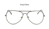 TSHING Women Aviation Clear Glasses Frame Feamle Ocean Transparent Sunglasses Fashion Brand Designer Men Optical Glasses