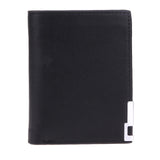 New Men PU Leather Short Vertical Wallet Card Holder Purse Metal Edge Casual Soild Men Wallets Coin Pocket Purse Male Wallet