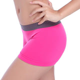 Fashion New Summer Women Exerise Workout Waistband Skinny Shorts White ,Hot Pink Black  Shorts