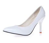 2016 spring new fashion Pointed Toe high heels slip-on solid women's pumps low cut Design Wedding Party shoes color wholesale