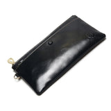 Mobile Phone Packet 7 Color Women's Slim Wallets Oil Wax Leather Thin Handbag Leather Simple Leather Hand Grasping Coin Purse