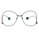 ROYAL GIRL Fashion sunglasses clear lens Women Glasses UV400 protection Personality Exaggerated Men Sun Glasses SS051