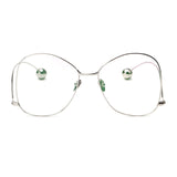 ROYAL GIRL Fashion sunglasses clear lens Women Glasses UV400 protection Personality Exaggerated Men Sun Glasses SS051