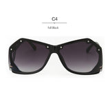 ROYAL GIRL Rimless Sunglasses Women Retro Square Oversized Summer Ombre Sun Glasses ss166