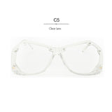 ROYAL GIRL Rimless Sunglasses Women Retro Square Oversized Summer Ombre Sun Glasses ss166