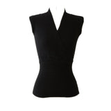 Summer Spring Autumn Women Tank Sweater Female Sexy Clothing Knitted Vest Short Camis Deep V Top Girls 5 Color C65344R