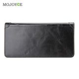 High Quality Genuine Leather Long Men Zipper Matte Wallets Card  Credit Cards Holder Carteira Masculina Business  Men Wallets