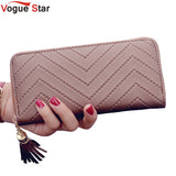 Vogue Star women wallet high quality leather dollar price tassel women purse card holder Carteira Feminina  LB231