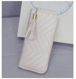 Vogue Star women wallet high quality leather dollar price tassel women purse card holder Carteira Feminina  LB231