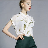 Summer Style Blouse Women Fashion White Chiffon Elegant Shirt Female Work Wear Office Ladies OL Tops Women Clothing T65320R