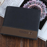 carteras mujer 2016 Mens Business Wallets Men Leather Bifold ID Money Holder Short Purse Wallet Clutch Bag sacoche homme