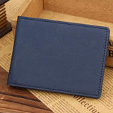 Fashion  PU Leather Men Card Wallet Short Design Male Purse With Cards Holder Slim Wallet Money Purse men's Wallets #Y15