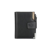 JINBAOLAI Men ID Credit Card Holder Wallets Bifold Leather Billfold Purse Clutch Men's Wallet carteras mujer #4M