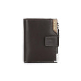 JINBAOLAI Men ID Credit Card Holder Wallets Bifold Leather Billfold Purse Clutch Men's Wallet carteras mujer #4M