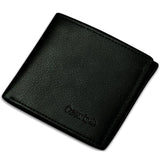Curewe Kerien Men Wallet Leather Credit Card Famous Brand Leather Male Money Purses New Classic Soild Pattern Designer wallets