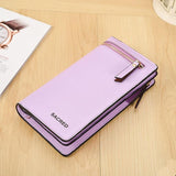 2016 Women Leather Wallets Fashion Women Solid Casual Wallet carteras mujer Bifold Zipper Wallet PU Card Clutch Holers Purse