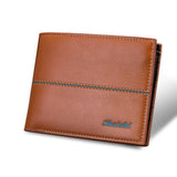 2016 carteras mujer Men Leather ID credit Card holder Clutch Coin Purse Fshion Wallet Leather Men Business Wallets