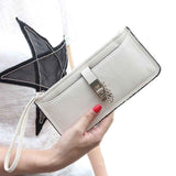 2016 Women Wallets carteras mujer Womens Long Lovely Bifold Leather Wallet Card Holder Wallet Ladies Purse sacoche homme #25