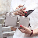 2016 Women Wallets carteras mujer Womens Long Lovely Bifold Leather Wallet Card Holder Wallet Ladies Purse sacoche homme #25