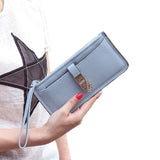 2016 Women Wallets carteras mujer Womens Long Lovely Bifold Leather Wallet Card Holder Wallet Ladies Purse sacoche homme #25