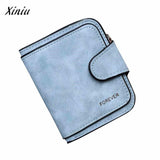 Xiniu Women Wallets Retro Zipper Hasp Coin Purse Women Short Wallet Card Holders Handbag