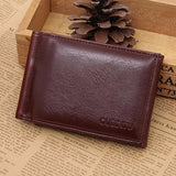 2016 Business Men Wallets Leather Card Cash Receipt Holder Organizer Bifold Coin Purse Clutch Wallet carteras mujer