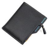 New arrival Solid Mens Faux Leather Wallet With ID credit Card holder small mens wallet Clutch Bifold Coin Purse Wallet #EY