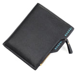 New arrival Solid Mens Faux Leather Wallet With ID credit Card holder small mens wallet Clutch Bifold Coin Purse Wallet #EY