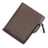 New arrival Solid Mens Faux Leather Wallet With ID credit Card holder small mens wallet Clutch Bifold Coin Purse Wallet #EY