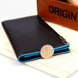 2016 Fashion Men Long section Bifold Business Leather Mens Wallet Card Holder Coin Wallet ID Credit Purse  carteras mujer