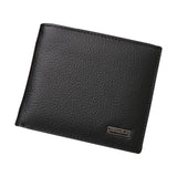 JINBAOLAI Men Wallets Bifold Stripe Wallet Leather Mens Mini Wallet Credit/ID Card Holder Billfold Purse #4M
