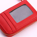 Women Leather card holder wallet case Credit Business wallets for plastic cards #5M