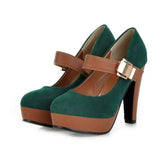 BONJOMARISA Big Size 34-43 Women Pumps Sexy Mary Janes Shoes Gladiator High Heels Party Wedding Shoes Office Lady Platform Pumps