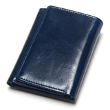 TAUREN Oil Wax Leather Wallet Female Wallets With Zipper Coin Bag Genuine Leather Women Wallets Small Short Purses For Female