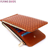 Flying birds! 2016 wallet leather purse dollar price men bags wallets card holder coin purses short wallet men's bag LM3421fb